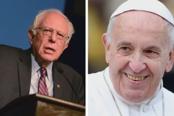 Bernie Sanders About Climate Change In Vatican City